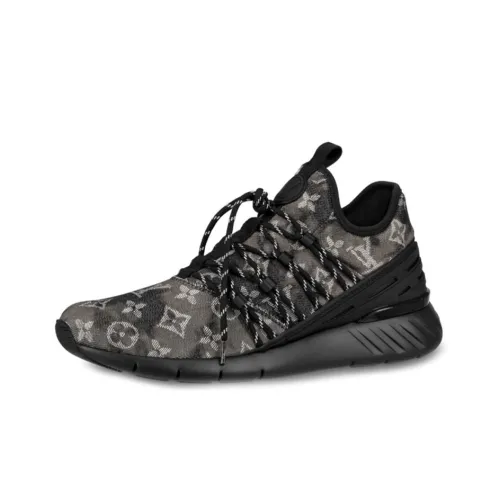 LOUIS VUITTON Fastlane Dye Low Top Спортивная Повседневная Обувь Мужская Черная