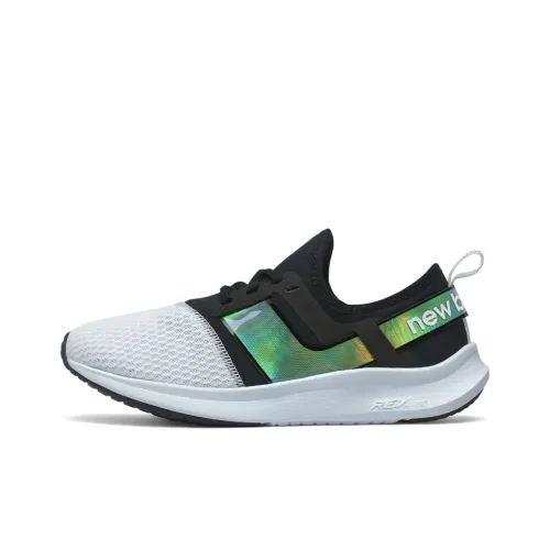 New Balance NB Nergize Амортизация Покрытие Низкий Верх Повседневная Обувь Женская Белый Черный Зеленый