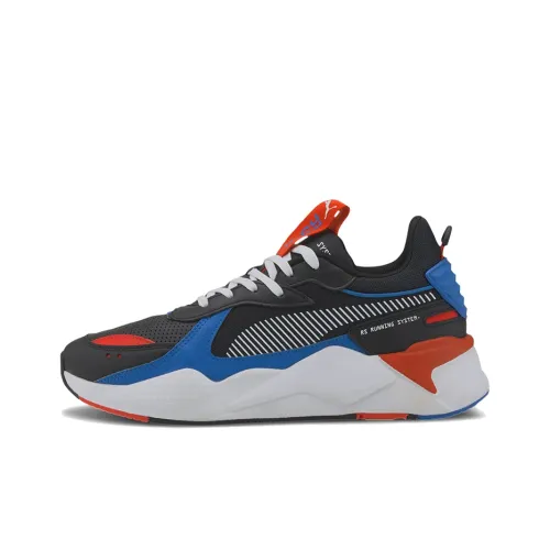 PUMA RS X Winterised Low Топ Кэжуал Унисекс Черный Синий Белый