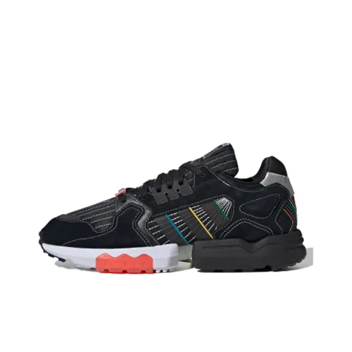 Adidas Originals ZX Torsion Амортизация Износостойкий Низкий Топ Повседневная Обувь Унисекс Черный