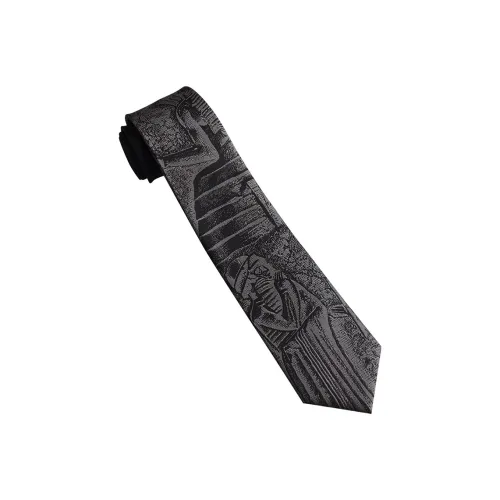 FREE RABBITⅡ Галстуки Черный Унисекс