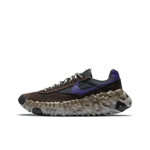 Nike OverBreak SP Shock Absorbers Slip-resistant Low Top Casual Shoes Unisex Brown Purple Найк OverBreak SP Амортизирующие подошва противоскользящий низкий топ повседневная обувь унисекс коричневый фиолетовый