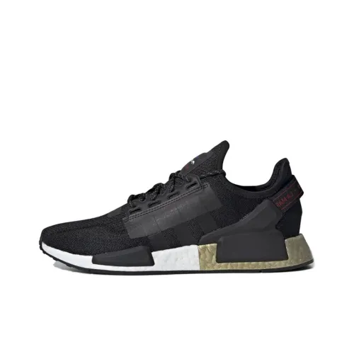Adidas Originals NMD_R1 V2 Low Топ Casual Унисекс Черный Золото