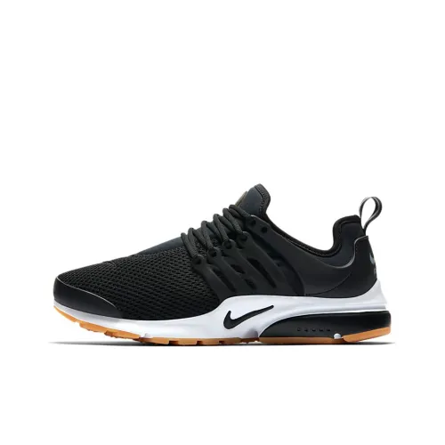 Nike Air Presto Shock Absorbers Slip-resistant Low Top Повседневная обувь Женская Черный Белый