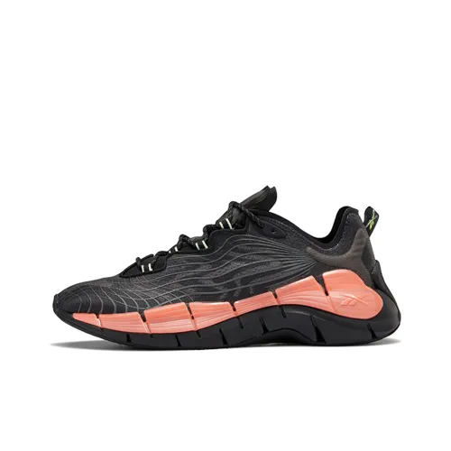 Reebok Zig Kinetica Low Топ Повседневная обувь Унисекс Черный Оранжевый