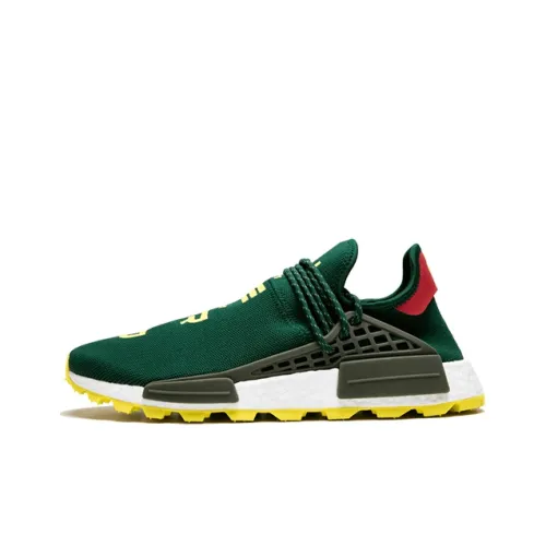 Adidas Originals Pharrell Hu Shock Absorbers Slip-resistant Low Top Casual Shoes Unisex Green Adidas Originals Pharrell Hu Shock Absorbers Низкий топ повседневная обувь унисекс зеленый