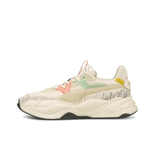 MICHAEL LAU X PUMA RS 2K MID Топ Повседневный Унисекс Хаки Зеленый Розовый