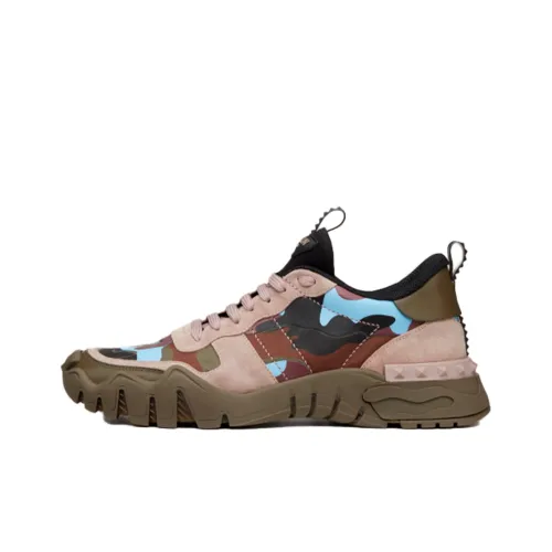 Valentino Rockrunner GARAVANI Легкий Низкий Топ Повседневная Обувь Мужская Коричневый