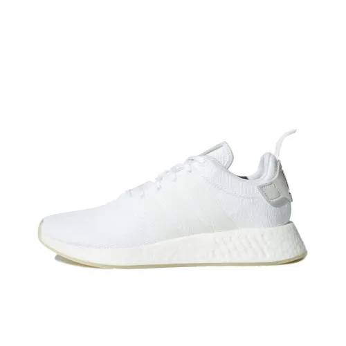 Adidas Originals NMD_R2 Амортизаторы Slip-resistant Низкий Топ Casual Унисекс Белый