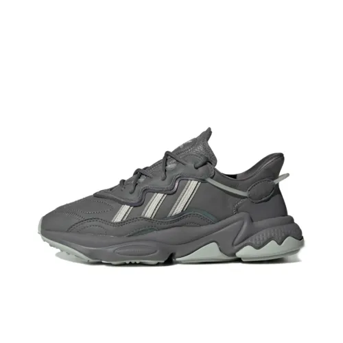 Adidas Originals Ozweego Slip-resistant Abrasion-resistant Lightweight Low Top Casual Women's Gray Adidas Originals Ozweego Противоскользящий Устойчивый к истиранию Легкий Низкий Топ Повседневный Женский Серый