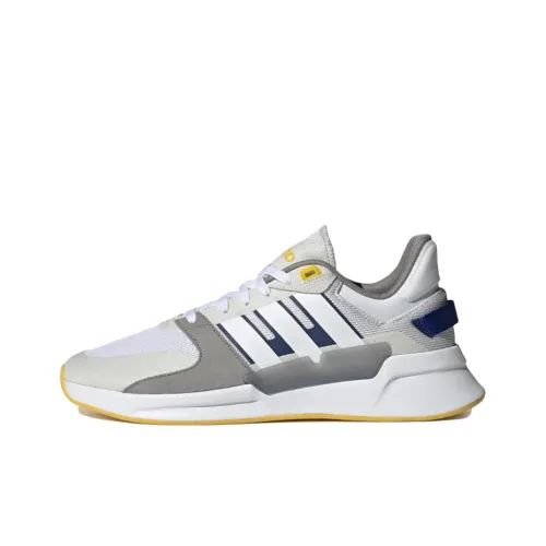 ADIDAS NEO Run 90S Non Slip Легкий Низкий Топ Спортивная Повседневная Обувь Мужская Белый Коричневый