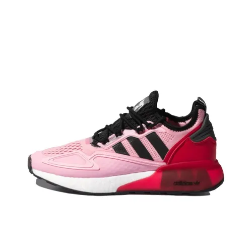 Ninja.D x Adidas Originals ZX 2K Boost Дышащий Низкий Топ Повседневная Обувь Унисекс Розовый Черный