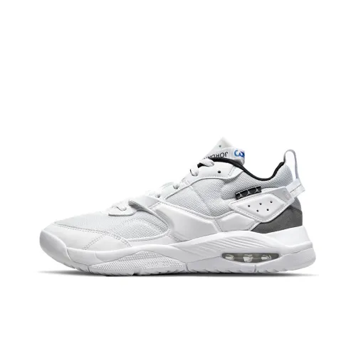 Jordan NFH Амортизация Противоскользящее покрытие Поддержка Баланс MID Топ Повседневный Мужской Белый Серый