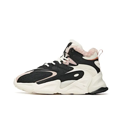 ANTA Life Collection Амортизирующие подошвы Устойчивые к истиранию MID Спортивная обувь Женская Черно-белая