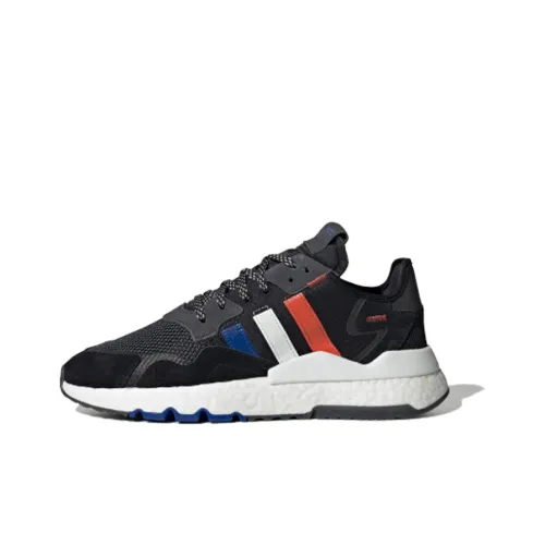 Adidas Originals Nite Jogger Нескользящий Легкий Низкий Топ Повседневная Обувь Унисекс Черный