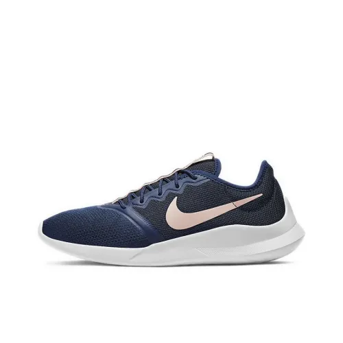 Nike Viale Tech Racer Anti-slip Lightweight Low Top Повседневная обувь Женская Синий Розовый