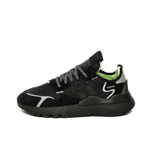 Adidas Originals Nite Jogger Non Slip Легкий Низкий Топ Casual Унисекс Черный