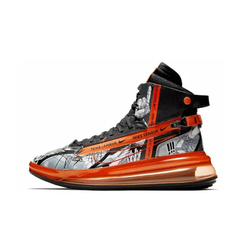 Nike Air Max 720 Saturn High Top Casual Men's Orange Найк Эйр Макс 720 Сатурн Хай Топ Повседневный Мужской Оранжевый