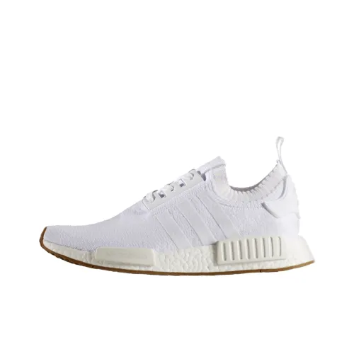 Adidas Originals NMD_R1 Gum Пачка Белый Shock Absorbers Slip Resistant Низкий Топ Повседневная Обувь Унисекс Белый