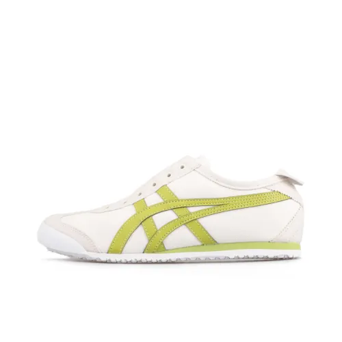 Onitsuka Tiger MEXICO 66 Устойчивый к истиранию Низкий Топ Повседневная обувь Унисекс Экрю
