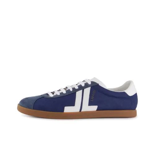 Lanvin Glen Устойчивый к истиранию Баланс Легкий Повседневная обувь Мужская Морской синий