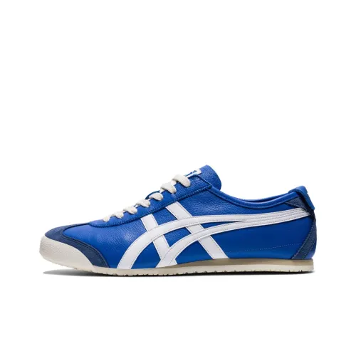Onitsuka Tiger MEXICO 66 Противоскользящий устойчивый к истиранию низкий топ повседневная обувь унисекс циан синий