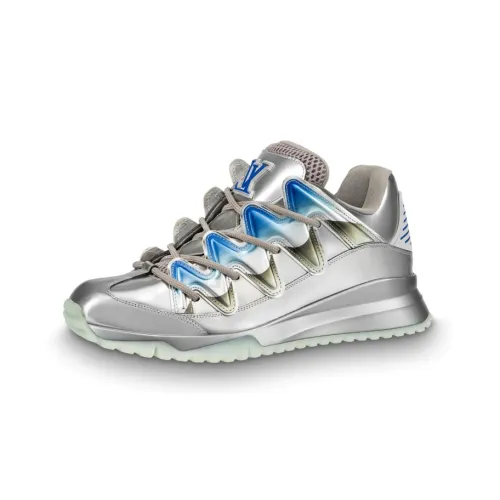 LOUIS VUITTON Zig Zag Низкий Топ Повседневная Обувь Мужская Ярко-Серебристый