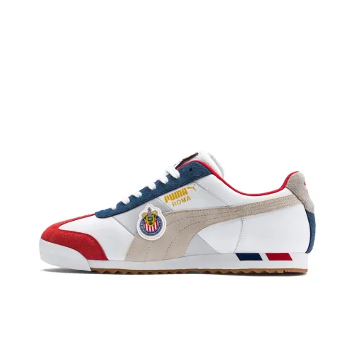 Chivas X PUMA ROMA Low Топ Повседневная обувь Унисекс Красный синий