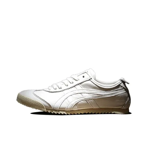 Onitsuka Tiger DELUXE NIPPON MADE Амортизаторы Slip Resistant Abrasion Resistant Низкий Топ Повседневная обувь Унисекс Белый