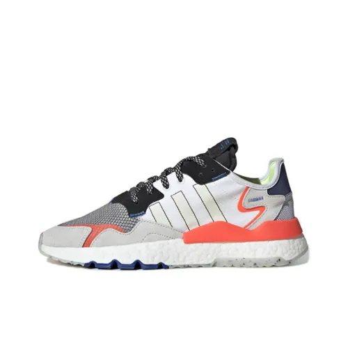 Adidas Originals Nite Jogger Шок Абсорберы Устойчивый к истиранию Низкий Топ Кэжуал Унисекс Неоново-оранжевый