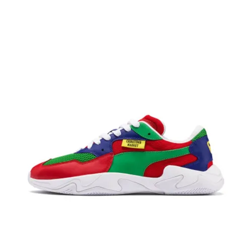 PUMA Storm Chinatown Market Low Топ Casual Унисекс Красный Зеленый