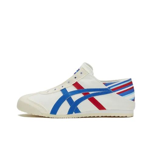 Onitsuka Tiger MEXICO 66 Low Топ Повседневная обувь Унисекс Белый Синий