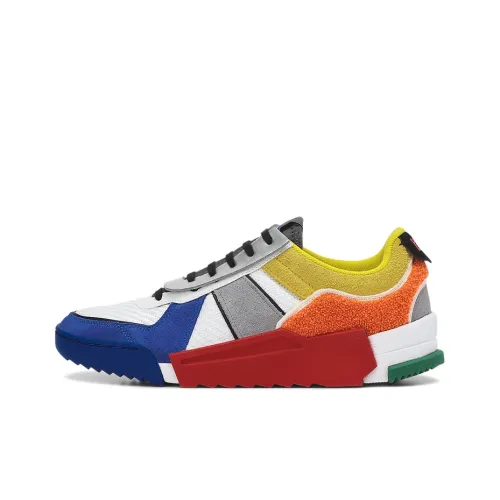 Onitsuka Tiger DD Trainer Slip-On Амортизаторы Slip-Resistant Устойчивые к Износу Низкий Топ Casual Унисекс Rainbow