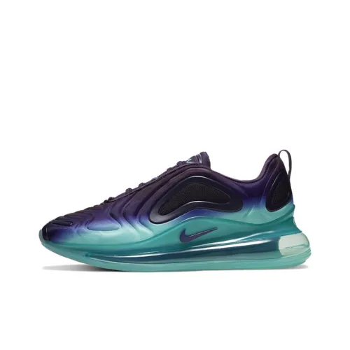Nike Air Max 720 Low Топ Спортивная Повседневная Обувь Мужская Фиолетово-Зеленая