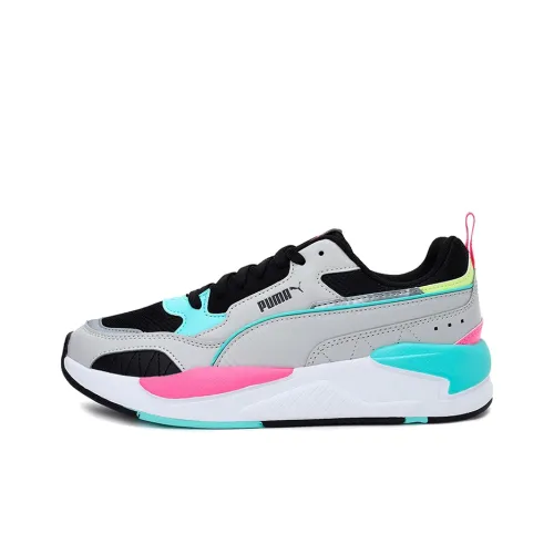 PUMA X RAY 2 Квадрат Низкий Топ Повседневная Обувь Унисекс Синий Розовый Серый