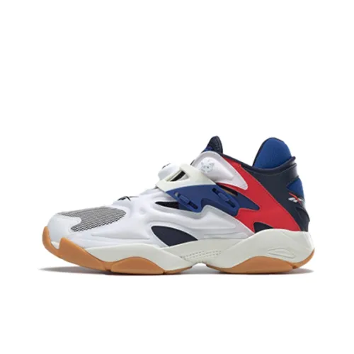 Reebok Pump Court Амортизация Низкий Топ Повседневная Обувь Унисекс Белый Синий