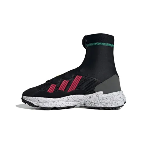 Adidas Originals Ozweego TR Stlt Дышащий Высокий Топ Casual Мужской Черный Красный