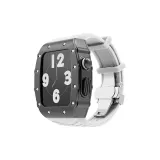 Чёрный корпус + Белый застёжка-бабочка