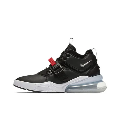 Nike Air FORCE 270 Non Slip Легкий MID Топ Кэжуал Мужской Черный
