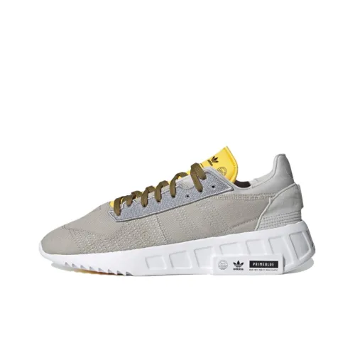 Adidas Originals Geodiver Primeblue Устойчивый к истиранию Низкий Топ Повседневная обувь Унисекс Серый Белый