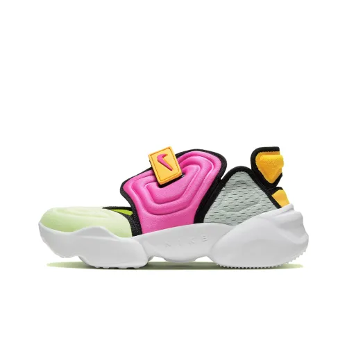 Nike Aqua Rift Shock Absorbers Slip-resistant Abrasion-resistant Low Top Casual Women's Pink Green Найк Аква Рифт Шок Абсорберз Слип-резистентный Аbrasion-резистентный Низкий Топ Повседневный Женский Розовый Зеленый