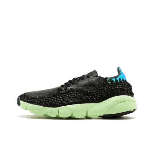 nike Footscape WVN MTN Городской QS Амортизаторы Slip-resistant Abrasion-resistant Низкий Топ Повседневная обувь Мужская Черный Зеленый