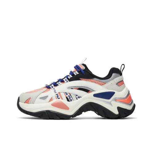 FILA Fishbone Низкий Топ Спортивная Повседневная Обувь Женская Молочно-Белая