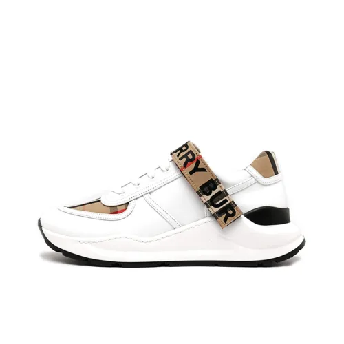 Burberry Винтаж Низкие Кроссовки для спорта Мужские Белые