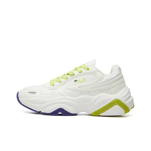 FILA Morden Chic Низкий Топ Casual Женский Белый Желтый