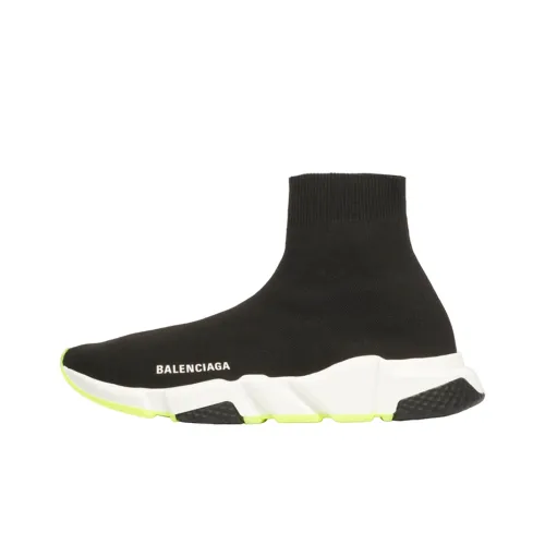 Balenciaga Speed 1,0 Высокие кеды для спорта Мужская Неоново-зеленый