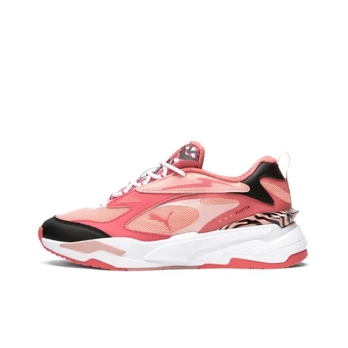 PUMA RS Fast Safari Low Топ Повседневная обувь Женская Розовый Черный