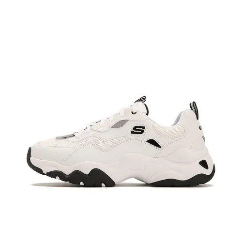 Skechers D'LITES 3,0 Легкий Увеличение Высоты Низкий Топ Повседневная Обувь Мужская Экрю