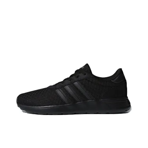 ADIDAS NEO Lite Racer Амортизация Дышащий Легкий Низкий Топ Casual Унисекс Черный