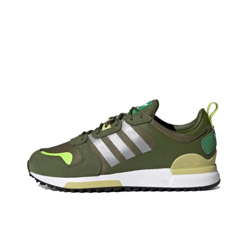 Adidas Originals ZX 700 Амортизирующие шоки противоскользящий низ повседневная обувь унисекс зеленый белый